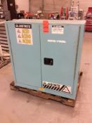 Just Rite acid and corrosives storage cabinet, mn 893002, 30 gal capacity (LOCATED IN BATAVIA)