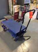 20" x 36" portable platform lift truck, 770 lb capacity