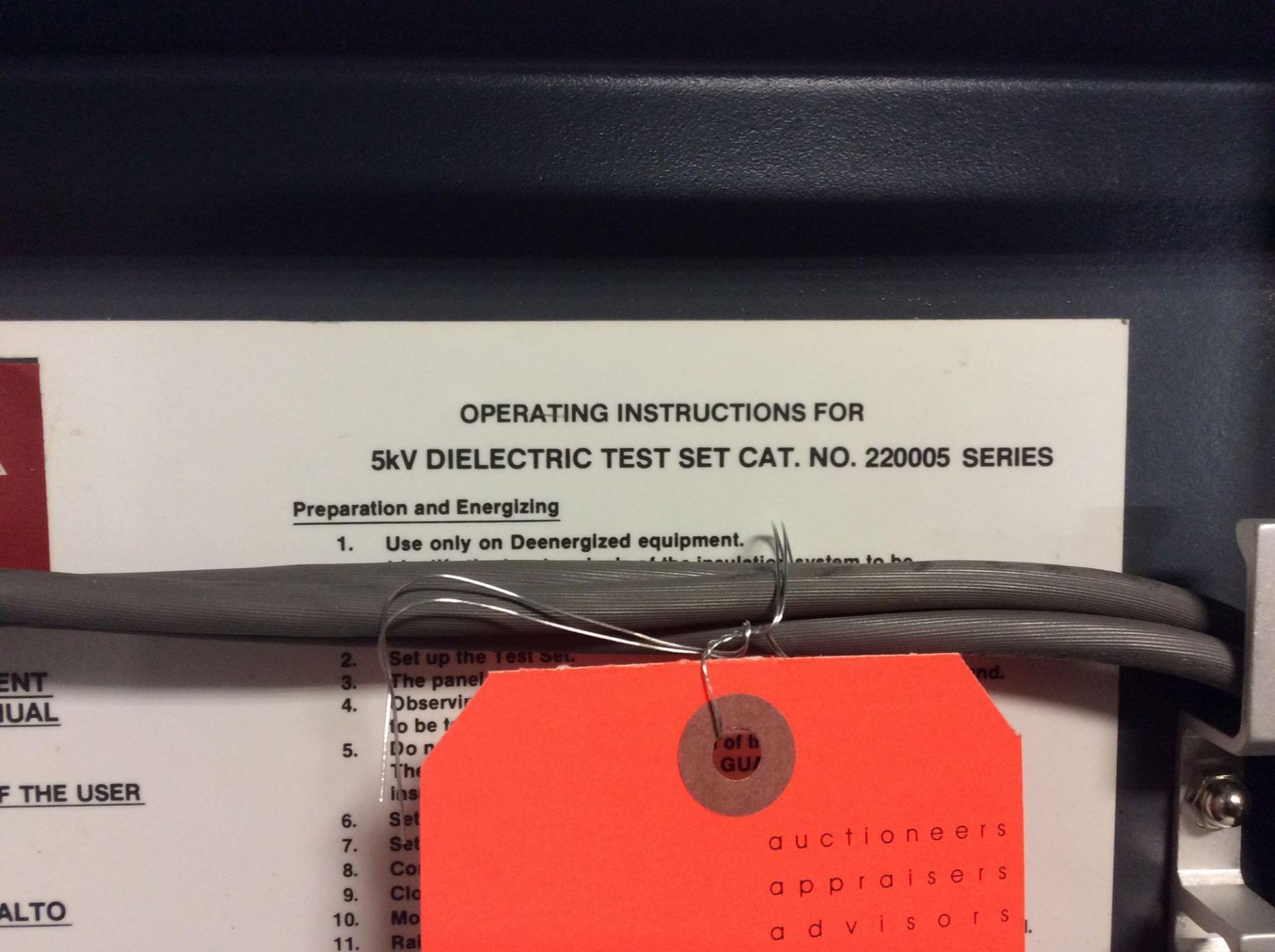 Biddle 5kV Dielectric test set, mn 220005 series - Image 2 of 3