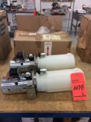 Lot of (2) Bucher hydraulics stainless steel hydraulic pumps (NEW) (LOCATED IN BATAVIA)