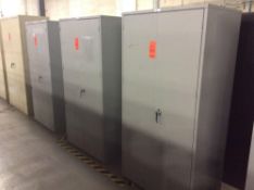 Lot of (3) Pucel 2D storage cabinets (LOCATED IN BATAVIA)