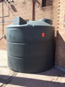 Approx. 6' diameter x 6' high plastic water storage container