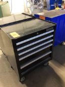 Westward portable 5 drawer tool chest (BLACK)