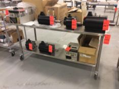 6' portable stainless steel worktable (LOCATED IN BATAVIA)