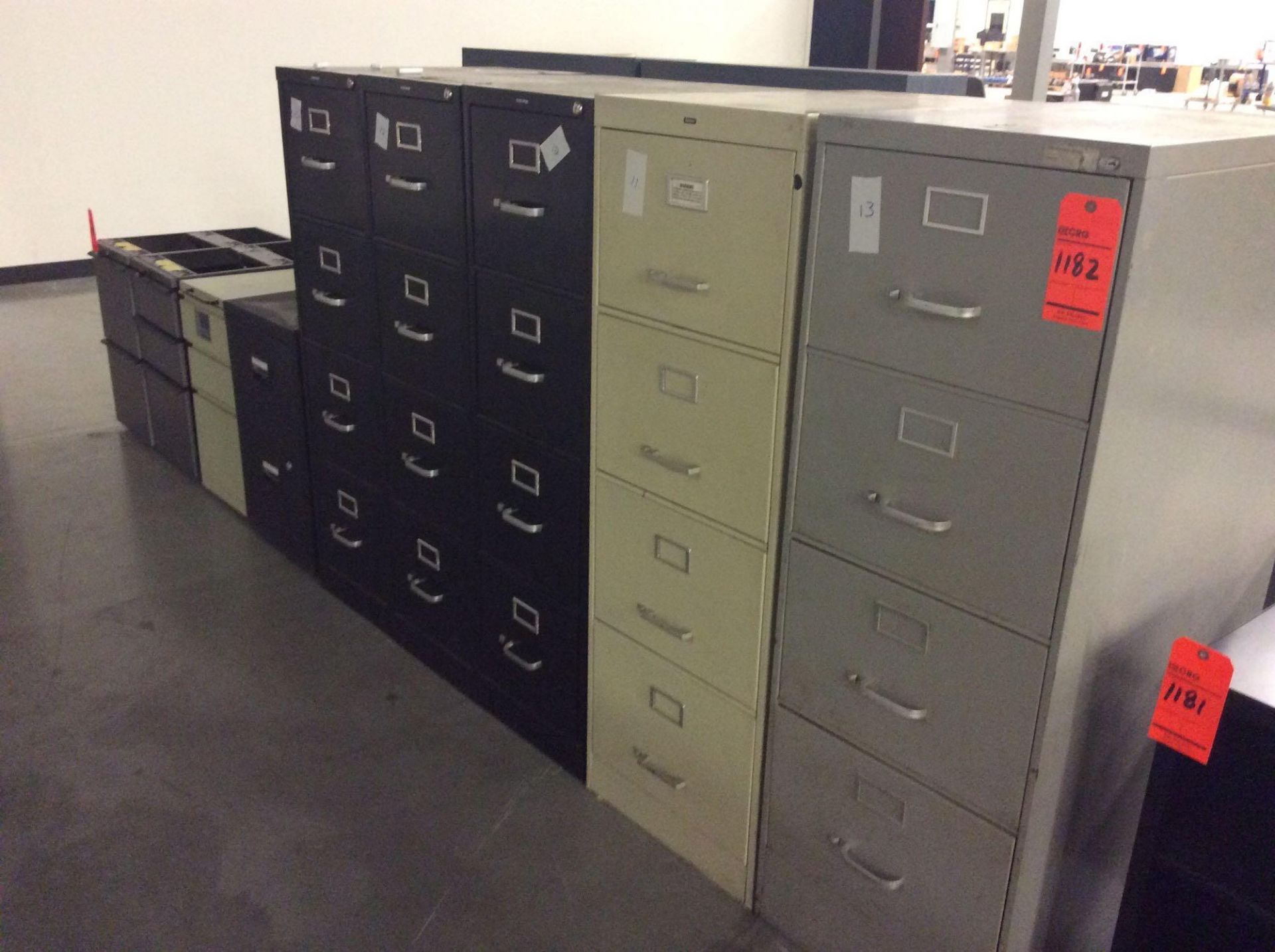 Lot of asst file cabinets (LOCATED IN BATAVIA)