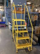 Cotterman portable stock ladder/work platform, 5 -step