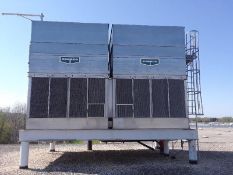 Evapco cooling tower, mn AT 224-518, sn 10-399542 with controls - located on roof