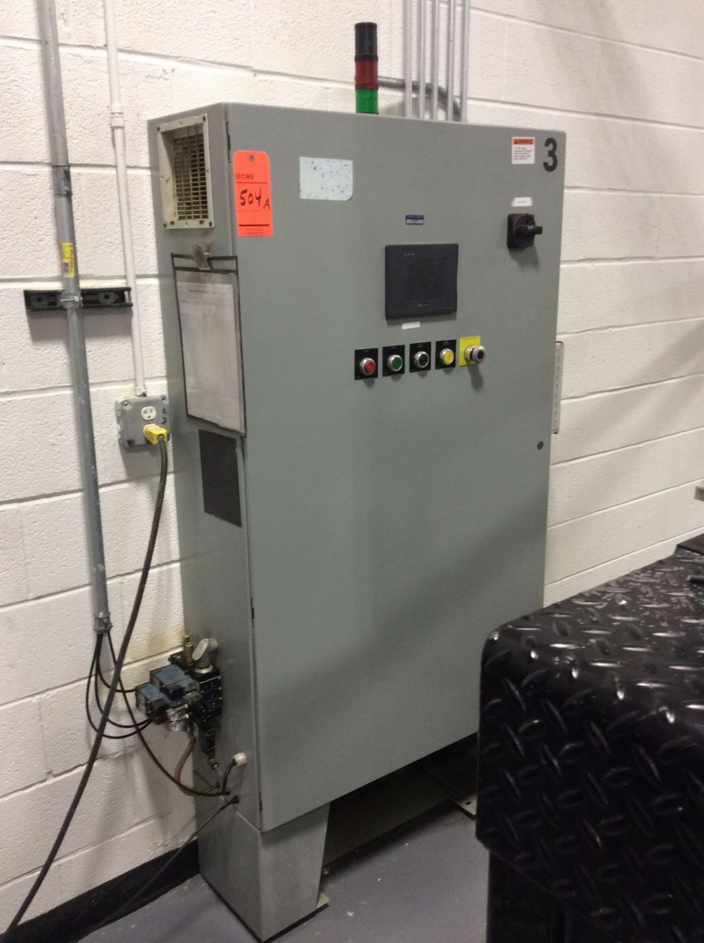 Centrifuge control panel with digital readout