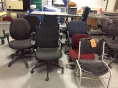 Lot of asst office chairs