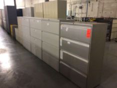 Lot of asst metal lateral file cabinets (LOCATED IN BATAVIA)