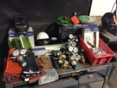 Lot of asst welding accessories