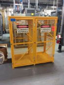 2 door flammable liquids storage cage