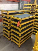 Lot of (15) 18" x 36" steel platforms