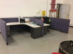 2-section modular workstation (LOCATED IN BATAVIA)