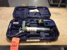 Lincoln 12 volt rechargeable grease gun mn 1200 with case