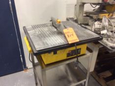 QEP wet tile saw, mn 32BP, 1 phase