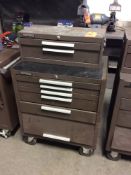 Kennedy portable 8 drawer 2 piece tool chest