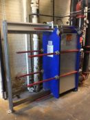 Alfa Laval heat exchanger, mn M15-BFG, sn 30110-67338, MAWP 150 psi @ 230F, MDMT -20F @ 150 psi, ARE