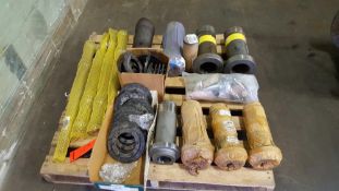 Lot of Control valves and miscellaneous shafts and bushings.