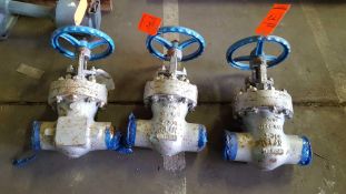 Lot of three assorted valves.