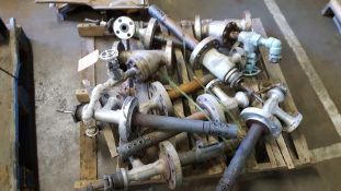 Lot of 9 assorted valves etc.