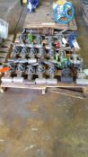 Lot of 21 assorted valves etc.