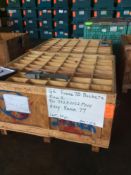 One set of 92 pieces, GE Frame 7 B buckets, row 2, PN772E0152P004, alloy Rene 77, 2 crates, 1350 lbs