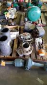 Lot of assorted valves, pumps, and accessories etc.