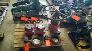 Lot of five assorted valves etc