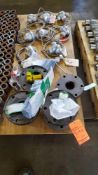 Lot of assorted thermocouples (8), coupling hubs(3), adjusting nut(1), QA 2 valve springs (3) , and