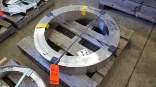 One forged GE metal ring, alloy inconel 718 plus, 32.375 x 25.625", 648 # certs included