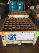 One set of 92 pieces, GE 7FA, row 2 buckets, PN 969E0131P001, 8 holes, alloy HR 160, 2 crates, 14 lb