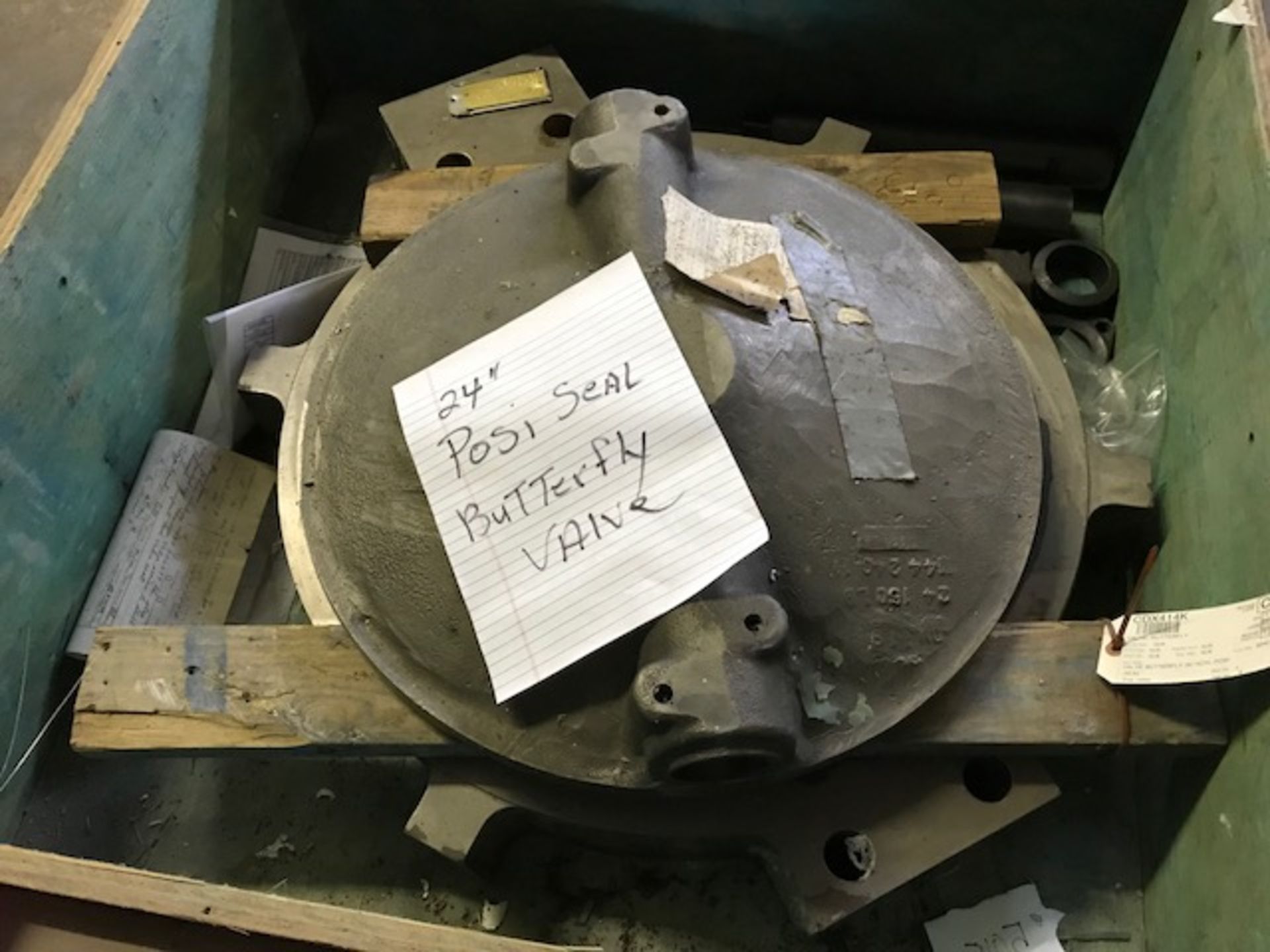 One 24" Posiseal butterfly valve. - Image 2 of 3