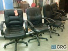 Lot of (9) executive office chairs
