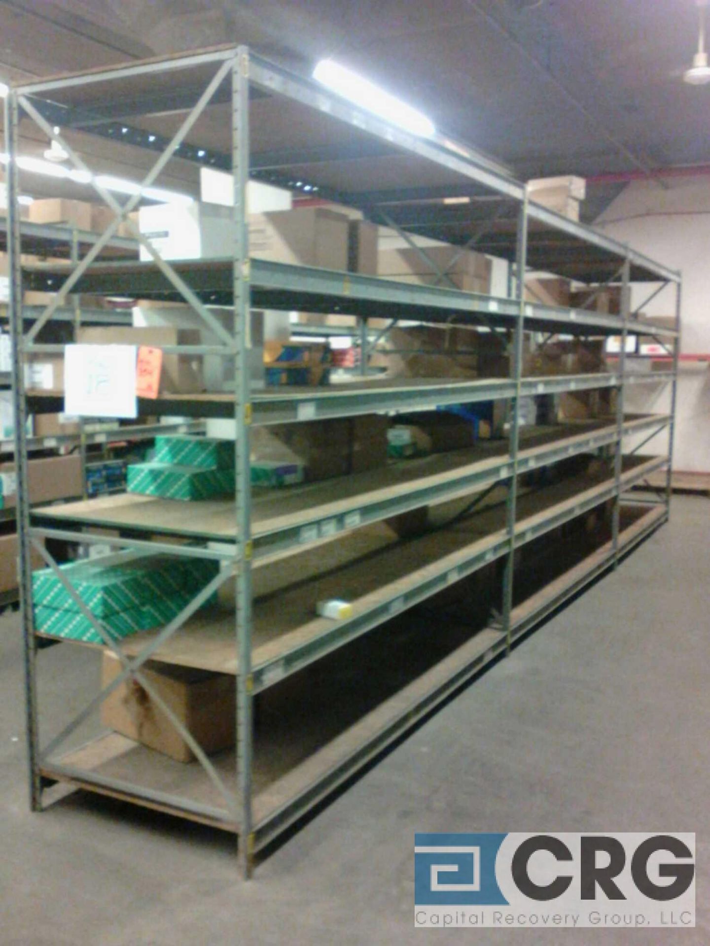 Lot of (26) section of bulk storage racking (rows 13 thru 22), each 36" wide x 8' long x 8' tall, - Image 2 of 2