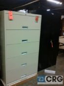Lot of filing cabinets, blueprint cabinet, 2-door storage cabinets, etc - unused/display models