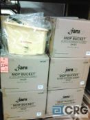 Lot of (20) Jani Co mop bucket/side wringer combo, 26-qt