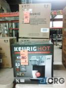 Lot of (2) Keurig m/n K155 single cup brewing systems - New