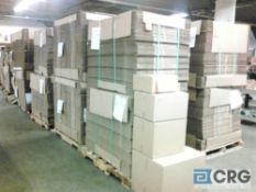 Lot of (5800+/-) corrugated boxes, asst sizes, on 16 pallets