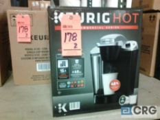 Lot of (2) Keurig m/n K145 commercial single cup brewing systems - New