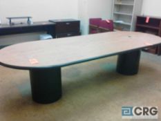 10' oval conference table