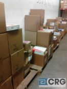 Lot of (56) cases asst file folders, pockets, and hanging folders, on 6 pallets