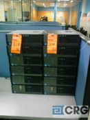 Lot of (12) Dell Core i3 PC's, with flat panel monitors and keyboards