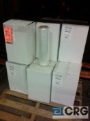 Lot of (9) cases of Hybrid 80 stretch wrap, 4 rolls per case