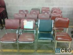 Lot of (62) asst arm chairs, office chairs, and reception chairs
