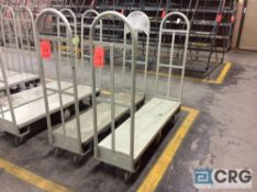 Lot of (2) 5' U-boat carts