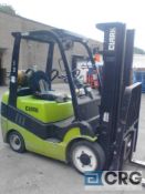 Clark 5000 lb LPG Forklift, m/n C25CL, s/n C232L-0851-2582-KF, 3 stage mast, 189" lift, side