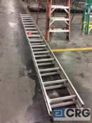 32' aluminum extension ladder