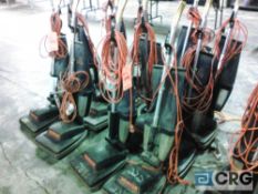 Lot of (12) Hoover Guardsman commercial upright vacuums