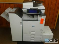 Savin m/n MP-C6003 copier with (4) paper tray feeds, collator, located on 2nd level